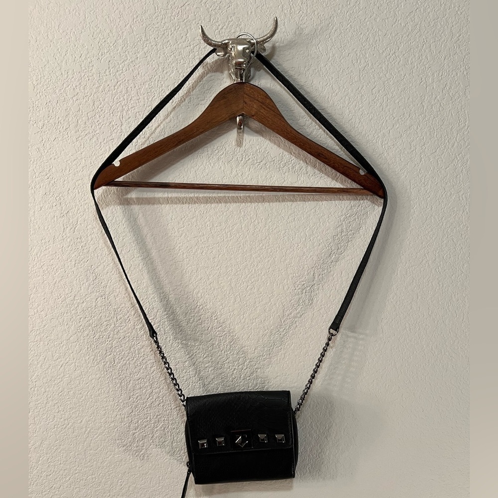 Gianni Bini Black Leather Crossbody